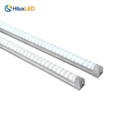 China Warehouse clear strip frosted PC cover ETL DLC linkable led tube light t8 integrated light for warehouse for sale