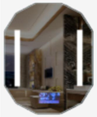 China Replaceable Led Strips Make In China High Quality Hotel Bathroom Wall Mounted Mirror LED for sale