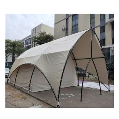 Cina Glamping-Winter Durable Luxury African Frame Cotton Canvas Waterproof Lodge Hotel Safari Tent For Sale in vendita