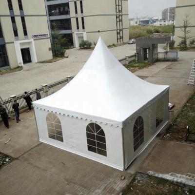 China 3x3m 4x4m 5x5m 6x6m fireproof prefab house pagoda tent pavilion tent for sale