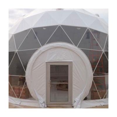 China Wedding Fireproof Geodesic Dome Tent Luxury Dome Shape Event Tent For Winter for sale