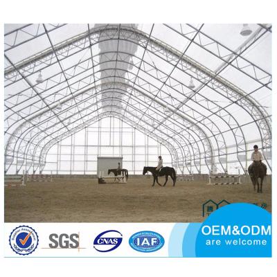 China Hard-pressed extruded aluminum alloy galvanized steel frame huge size good quality construction tents industry warehouse tent for sale