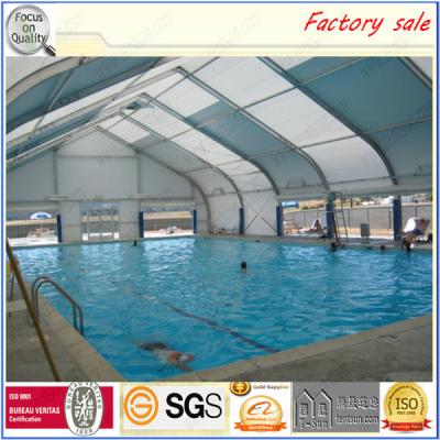 China Flame Retardant And UV Against Customized Aluminum Frame Tent Pool Cover Tent for sale