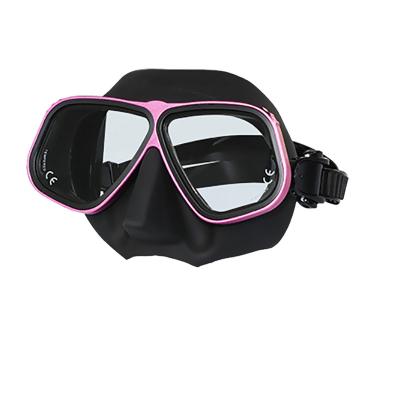 China Low Volume Silicone+PC Adult Diving Mask Snorkel Liquid Waterproof Silicone Gear for sale