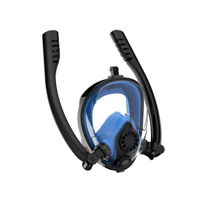 China Separation Cycle Various Colors Silicone Diving Breathing Medical Mask Breathable Smoothly Adult Snorkeling Mask for sale