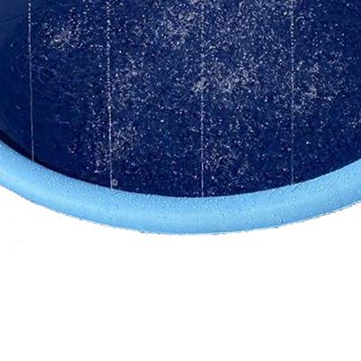 China PVC Inflatable Water Play Mat 150cm Sprinkler Splash Pad For Kids Toddlers Kids Water Summer Toys Outdoor Fun for sale