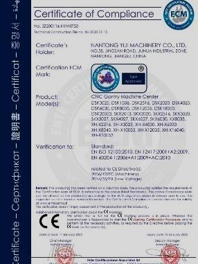 CE - Nantong YIJI Machinery Co., Ltd.