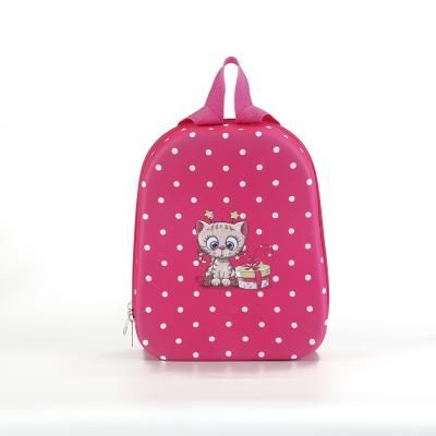 China Hot Selling Cute EVA Girl Cartoons Cat Girl Small School Bag Cheap Korean Version Cartoon Mini Backpack for sale