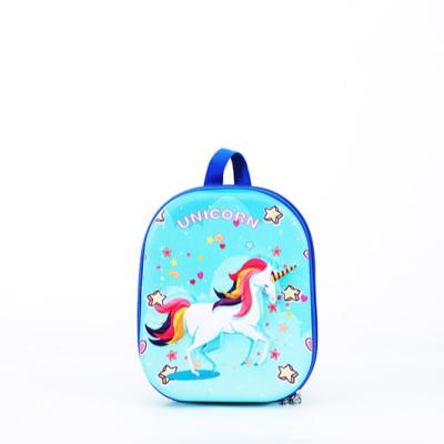 China Korean version of small princess waterproof cute girl backpack of the new unicorn pink kindergarten backpack for sale