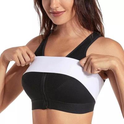 China Alternative Anti-Bounce Breast Support Band Chest Chest Training Sports Bra Wrap Belt Adjustable Bounce Protector Anti-Bounce Accessory for sale