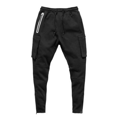 China Viable Viable Men's Gym Fitness Outdoor Sport Elastic Long Pants Jogging Jogger Black for sale