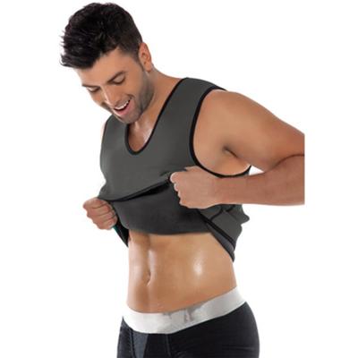 China Hot Anti Pilling Anti Pilling Men Sweat Ultra Thermal Muscle Shirt Shapers Neoprene Slimming Body Shaper Belly Waist And Abdomen Shapewear Belt Tops Vest for sale