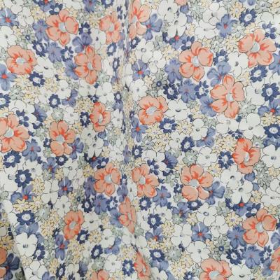 China Organic printed rayon fabric dress shirt home pajamas printed rayon polyester fabric for sale