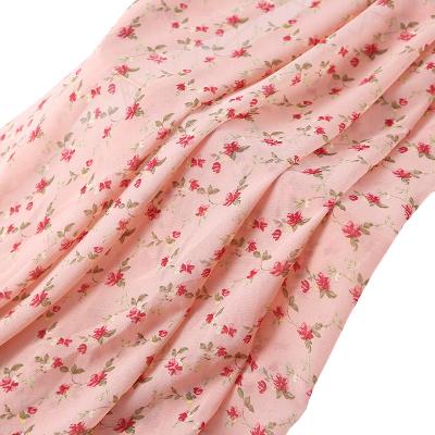 China 100% Polyester Anti-Static Textiles New Arrival Premium Chiffon Fabric For Women Dress Fabric for sale