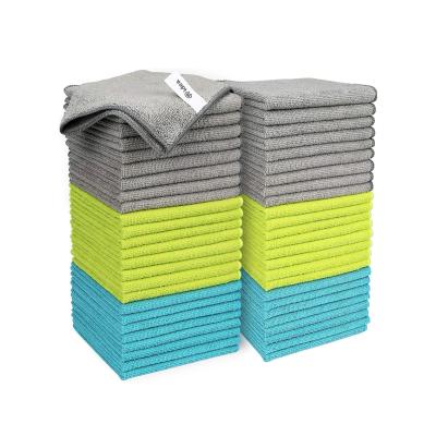 China 30*30cm QUICK DRY Household Kitchen Bathroom Wash Station Microfiber Towel Multicolor Copy for sale