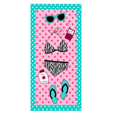 China Viable Custom Wholesale Quick Dry Microfiber Towel Beach Towel For Summer for sale