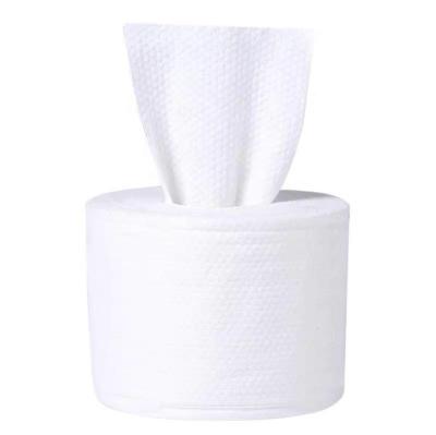 China Compressed High Quality Nonwoven Soft Makeup Cotton Disposable Face Cleansing Towel for sale