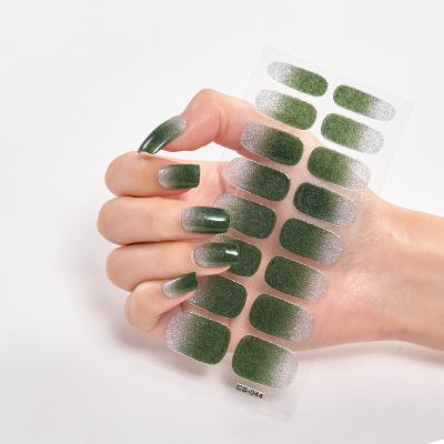 China Factory price sticker and decal gel nail polish plastic paper strip custom nail for sale