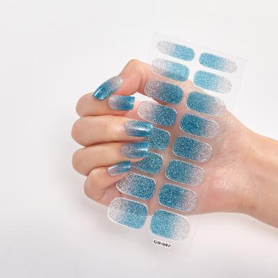 China 2020 Hot Selling New Arrival Plastic Nail Art Stickers Decoration Nail Stickers for sale