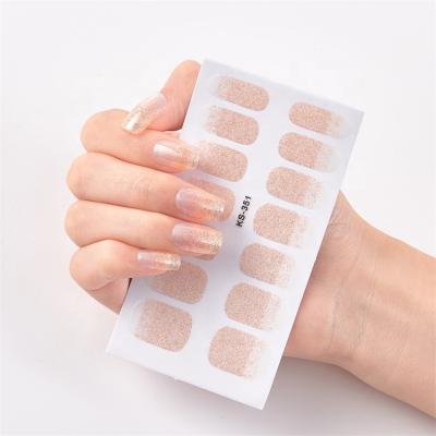 China Fashion Plastic Nails Stickers Nails Environmental Stickers Nails Stickers Art for sale