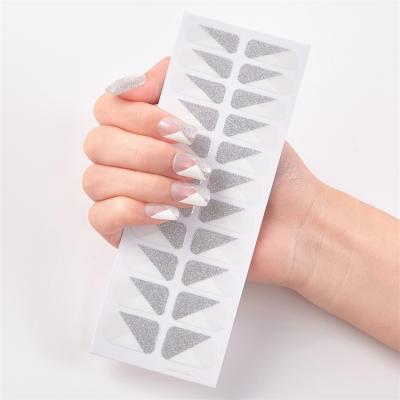 China Bling Beauty 3D Plastic Nail Art Design Accessory Custom Gel Nail Sticker for sale