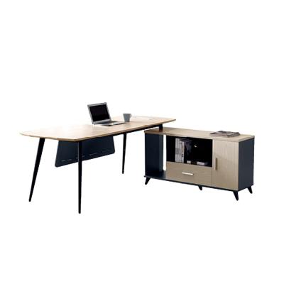 China Office furniture home office furniture steel frame manager table large desk modern type convertible whole price for sale