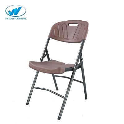 China Wholesale modern pp design used home office and camping chairs metal leg folding tables and chairs set for sale