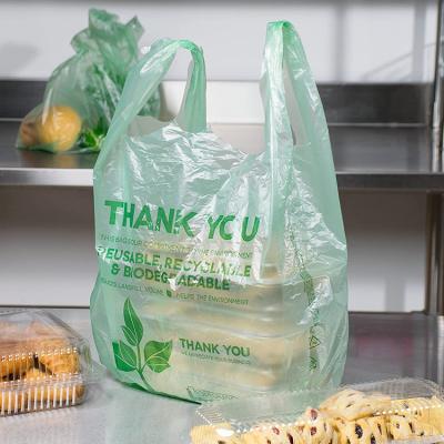 China Household Products Custom Logo Thick Plastic Bags Large Heading To Stores for sale