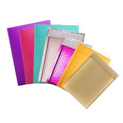 China Eco-Friendly Biodegradable Plastic Foil Metallic Bubble Bag Tearproof/Strong Adhesive/Opaque Printing/Perfect Poly for sale