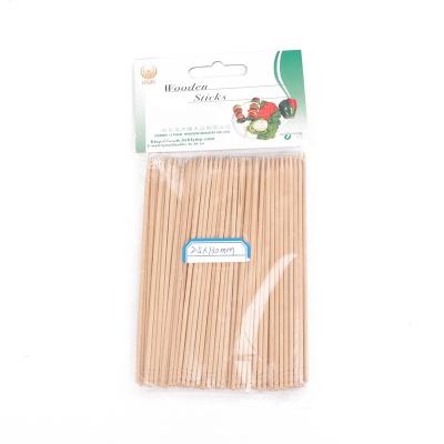 China Wholesale Disposable Food Grade Birch Wooden Safe Skewers For Super Market Kebab Skewer for sale