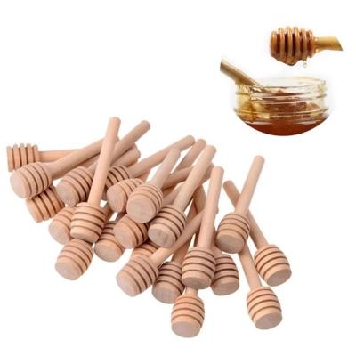 China Disposable high quality and durable wooden honey stick for wooden honey bowl for sale