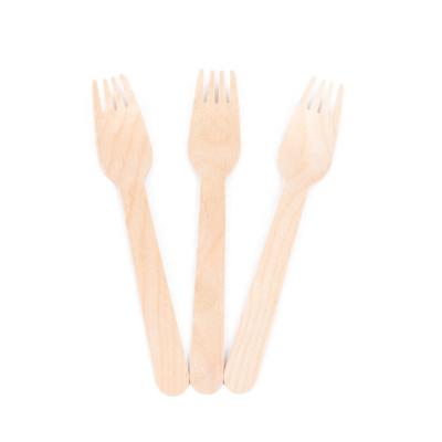 China Wholesale Disposable Artistic Wooden Dessert Health and Hygiene Mini Wooden Fork for sale