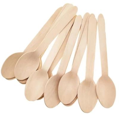 China The high quality disposable tableware set is made of smooth, lightweight and durable birch. Handle can be customized with patterns for sale