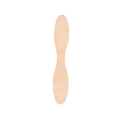 China Viable Ice Cream Scoop Birch Wooden Ice Cream Natural Tasting Wooden Spoon The High Quality Small Glue for sale