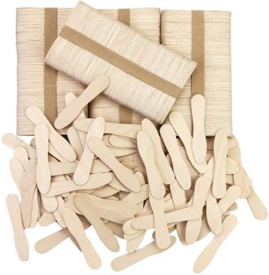 China Sustainable Disposable Wooden Spoons Ice Cream Stick Sandwiches Popsicle Bubbles Spoon for sale