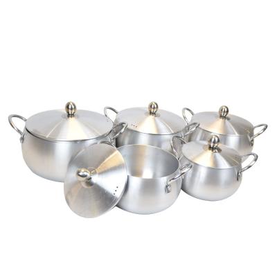 China Sustainable Wholesale Cheap Aluminum Cookware Sets Household Food Casserole Warmer Dish for sale