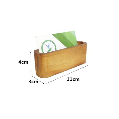 China 2022 New Application Decoration Pine Wood Card Box Wooden Business Card Box Customized Home Fashion Customized Wooden Box for sale