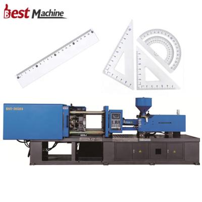 China Horizontal Automatic Production Line For Rulers Making Machine Plastic Stationery Injection Molding Machine for sale