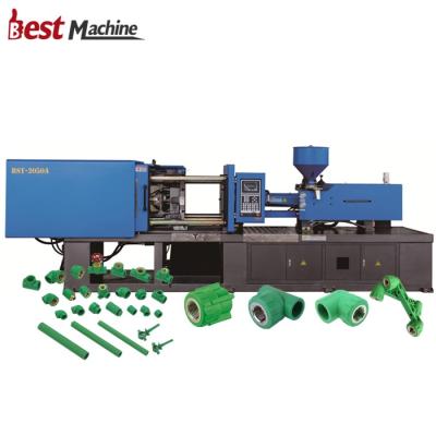 China Horizontal Automatic PVC PP PC PS HDPE ABS PPR Pipe Fitting Injection Molding Machine for sale