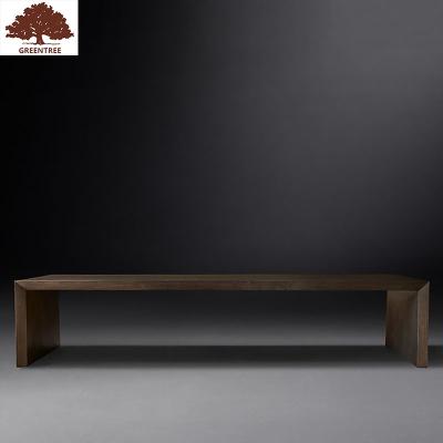 China European home solid rectangle style living room furniture new arrival solid wood coffee table solid wood modern design for sale