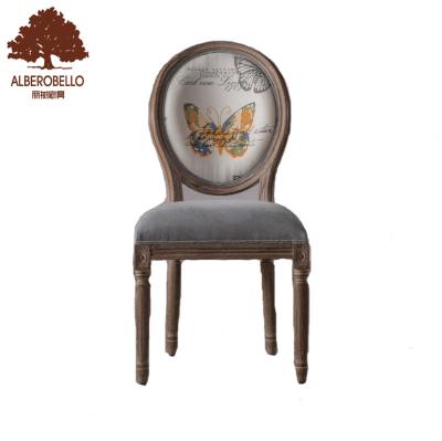 China Modern Wood Furniture Home Furniture Dining Chair Modern Design Fabric Restaurant Hotel Wooden Dining Chair for sale