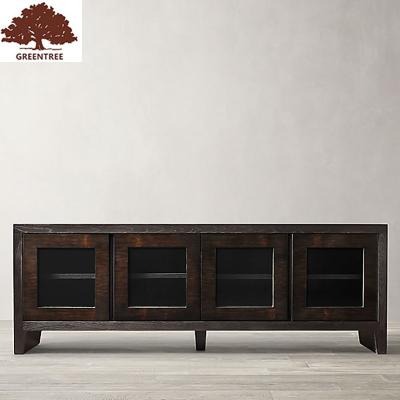 China Eco-friendly Home European Wooden Cabinet 2 Double Doors 3 Style Living Room Furniture Living Room Furniture Cabinet Modern Drawer TV Cabinet for sale