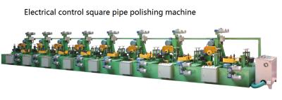 China Carbon Steel Pipe Polisher Maxdo 32 Heads 5.5 KW Automatic Square Steel Pipe Stainless Polishing Machine for sale