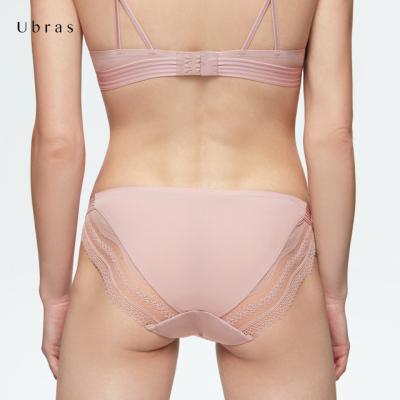 China Ubras UX23010 Antibacterial New Design Lace Up Seamless Women's Briefs Plus Size Lingerie Cotton Female Underwear for sale