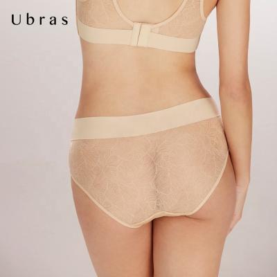 China Ubras UX23001 Breathable Sexy Lace Panties Seamless Women Plus Size Underwear for sale