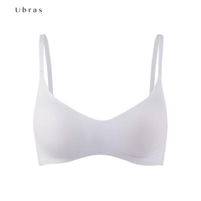 China Wholesale UW12006 Ubras Design Invisible Seamless Bra Back Hook Lift Wireless Bra For Women for sale