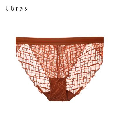 China UX23002 New Design High Quality Low-waist Antibacterial Lace Up Ladies Sexy Underwear Soft Tender Panties for sale