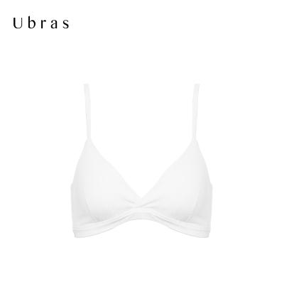 China UN12010 high quality QUICK DRY comfortable plain dyed sliver cotton soft sexy pad back buckles women bra for sale