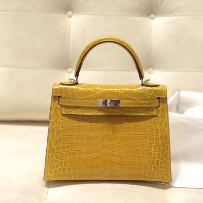 China Designer Crocodile 25cm Waterproof Tote Handbag Best Quality for sale