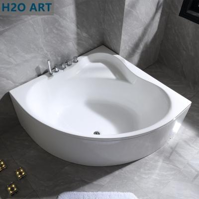 China HA-16P Luxury Corner Acrylic Bathtub with Removable Skirt Disassembled Freestanding for sale